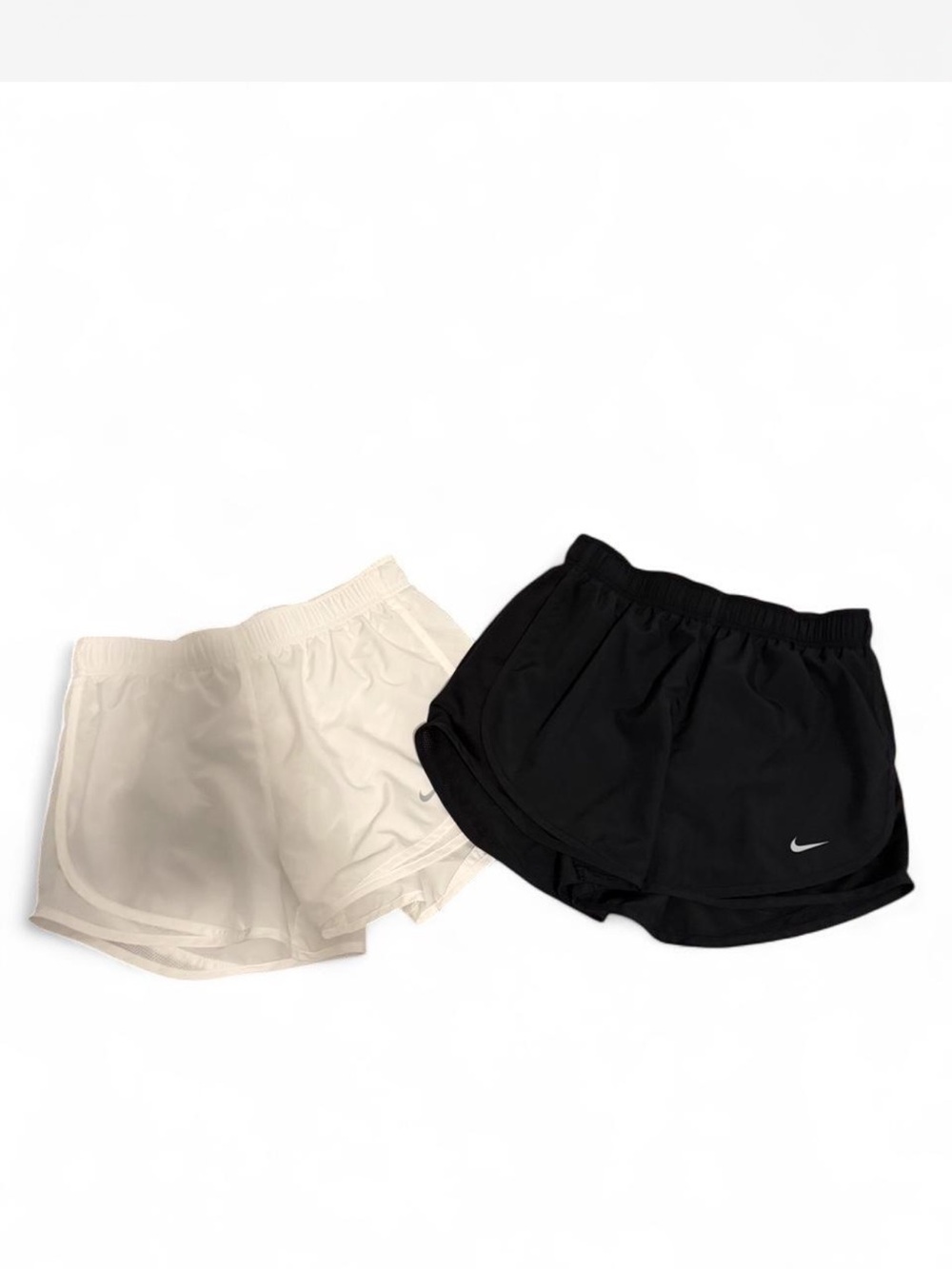 Nike Women's Athletic Shorts Pack - Black and Cream